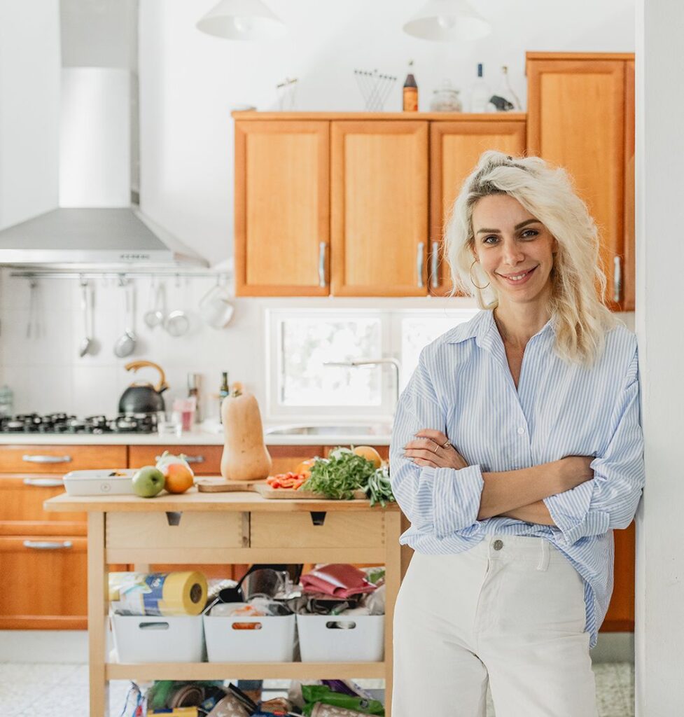 אלינה רופין במטבח שלה